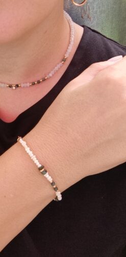 צמיד פנינים Monic אמרלד photo review