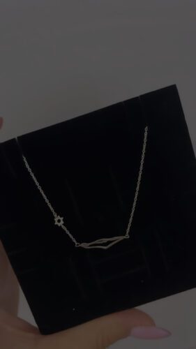 שרשרת מפת ארץ ישראל | מגן דוד photo review